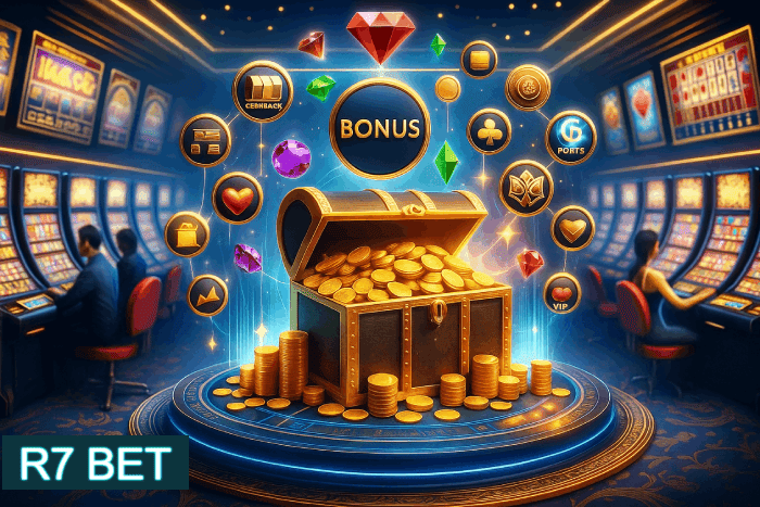 Baú de bônus Cassino R7 BET prêmios e recompensas