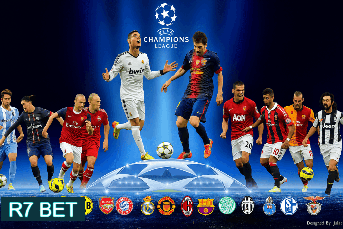 Times da Champions League no Cassino R7 BET