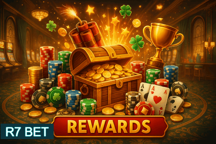 Bônus e recompensas exclusivas do Cassino R7 BET